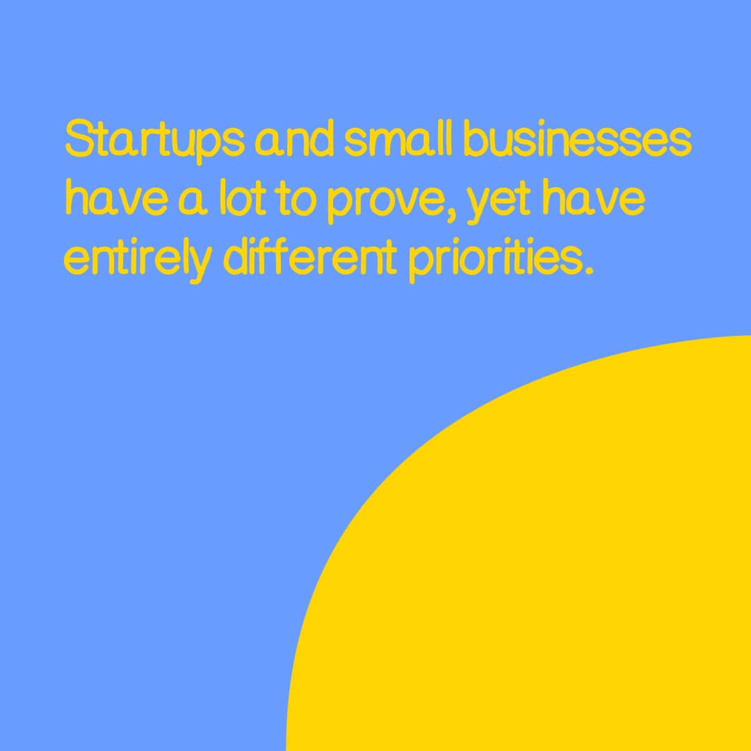 startup small business focus